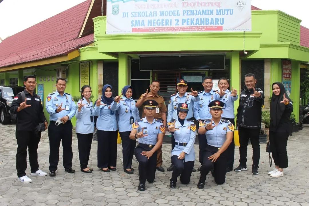 Inovasi, Lapas Kelas II A Pekanbaru GO TO SCHOOL ke SMAN 02 